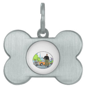 Placa Para Mascotas Claude - GTA 3
