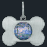Placa Para Mascotas Claude Monet Water Lillies 1919<br><div class="desc">Título: Artista de los lirios de agua: Claude Monet Año: 1919</div>