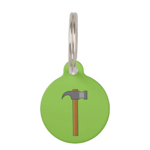 Placa Para Mascotas Claw Hammer Personalizado Añadir nombre