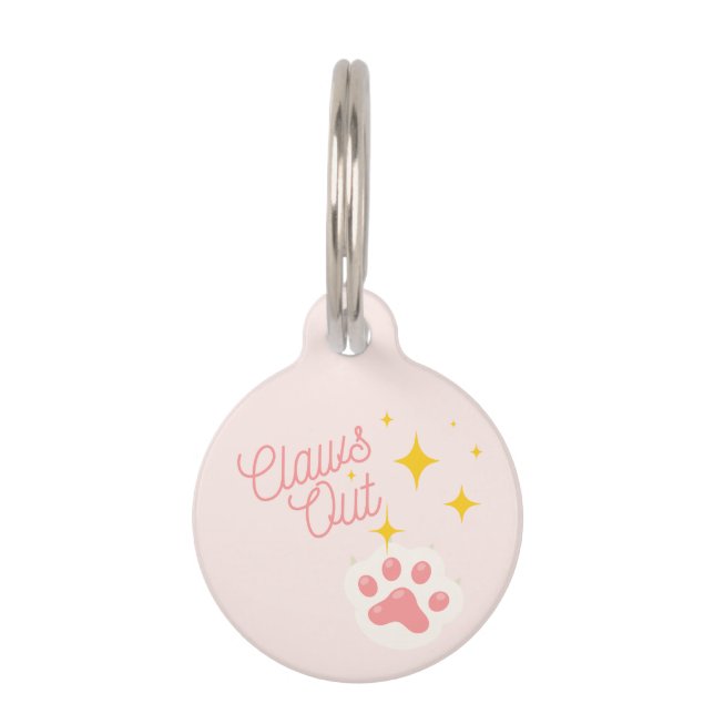 Placa Para Mascotas Clawout (Anverso)