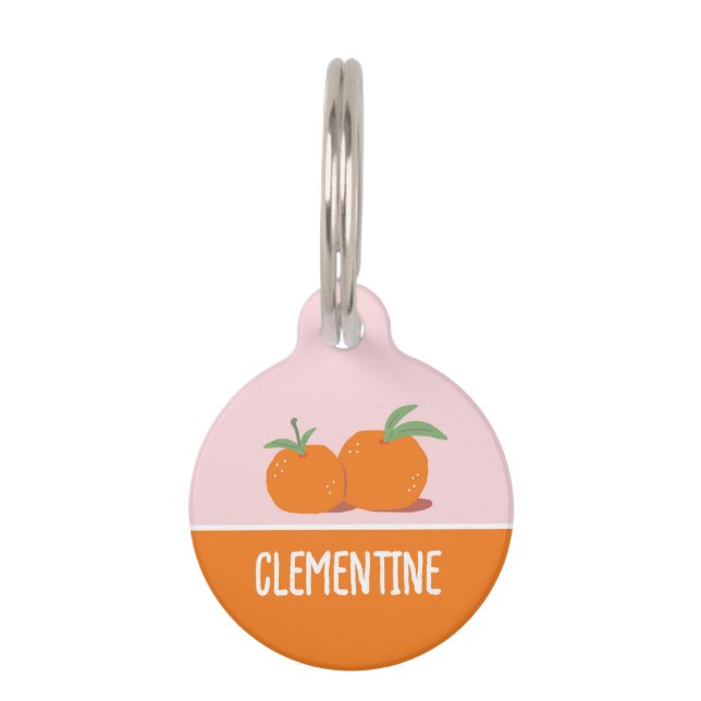 Placa Para Mascotas Clementina (Anverso)