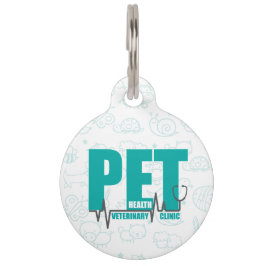 Placa Para Mascotas Clínica veterinaria Negocio moderno