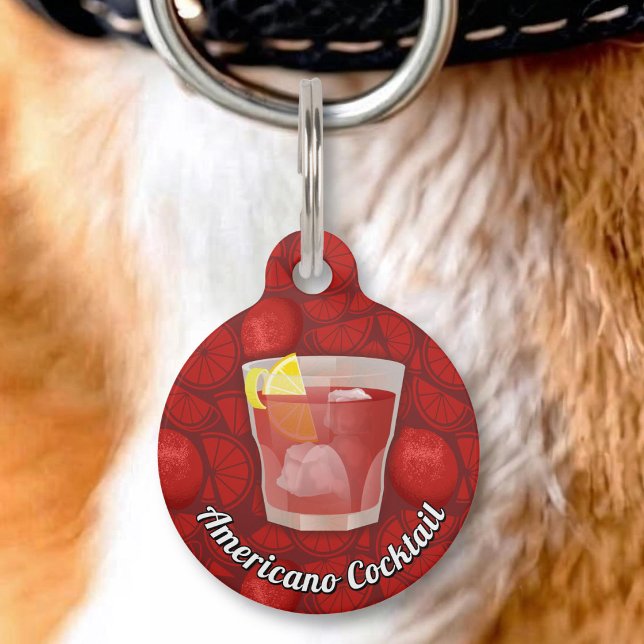 Placa Para Mascotas cóctel Americano (Subido por el creador)