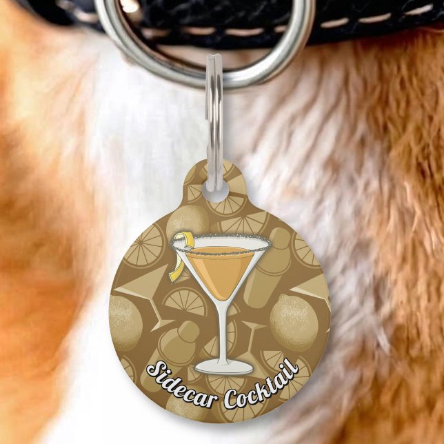 Placa Para Mascotas Cóctel Sidecar (Subido por el creador)