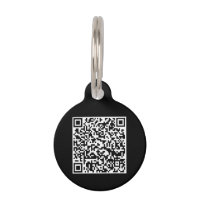 Código QR personalizado negro contacto Info gato p