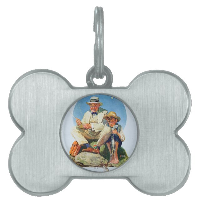 Placa Para Mascotas Cogida el grande (Frente)