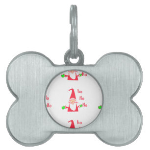 Placa Para Mascotas Colección de Personalizados divertidos Mouse Santa