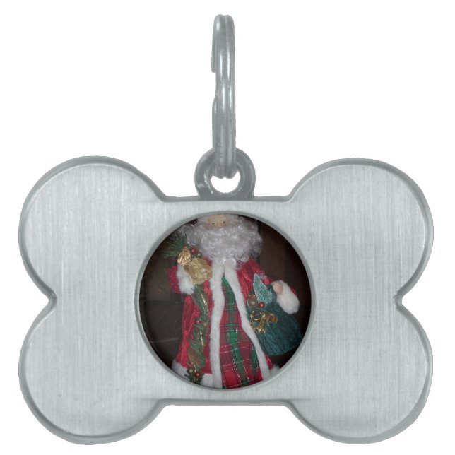 Placa Para Mascotas Colección real de Santa Lucía. (Frente)
