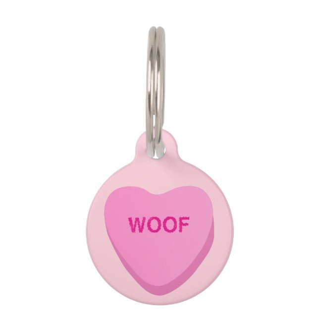 Placa Para Mascotas Collar de identificación personalizado para perro  (Anverso)