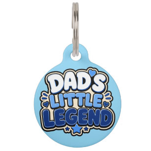 Placa Para Mascotas Collar para perros Cute   ID de mascota La pequeña