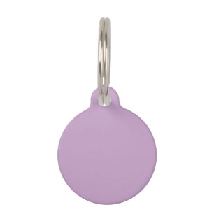 Placa Para Mascotas Color sólido lilac