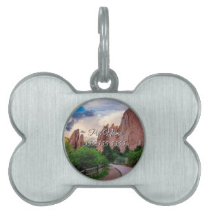 Placa Para Mascotas Colorado South Gateway Morning Pet Tag