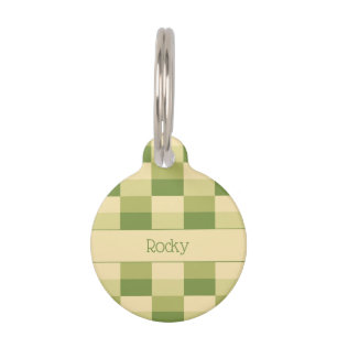 Placa Para Mascotas Colores De Árbol En El Desierto