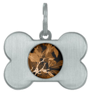 Placa Para Mascotas Colores otoñales, hojas 6