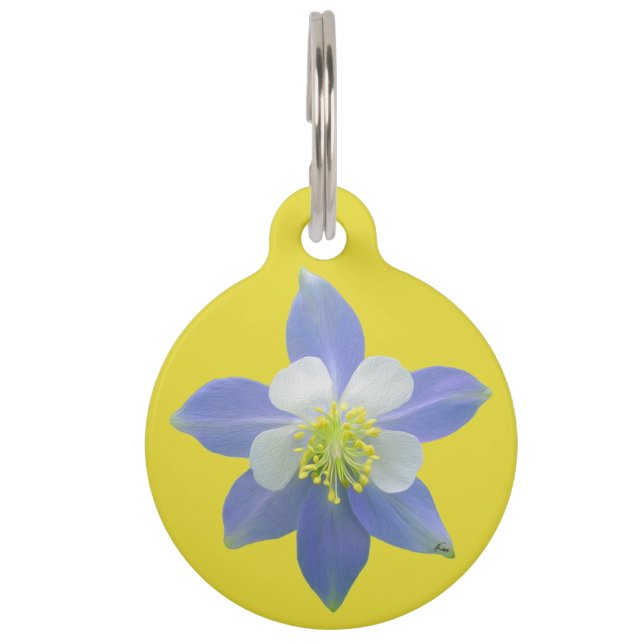 Placa Para Mascotas Columbina 2 (Anverso)