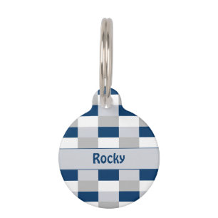 Placa Para Mascotas Combinación de Color Médico Clásico