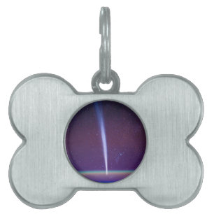 Placa Para Mascotas Cometa Lovejoy cerca del horizonte de la tierra