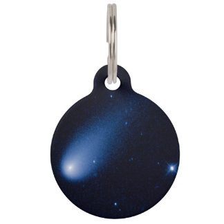Placa Para Mascotas cometa y estrellas