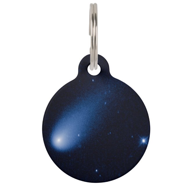Placa Para Mascotas cometa y estrellas (Anverso)