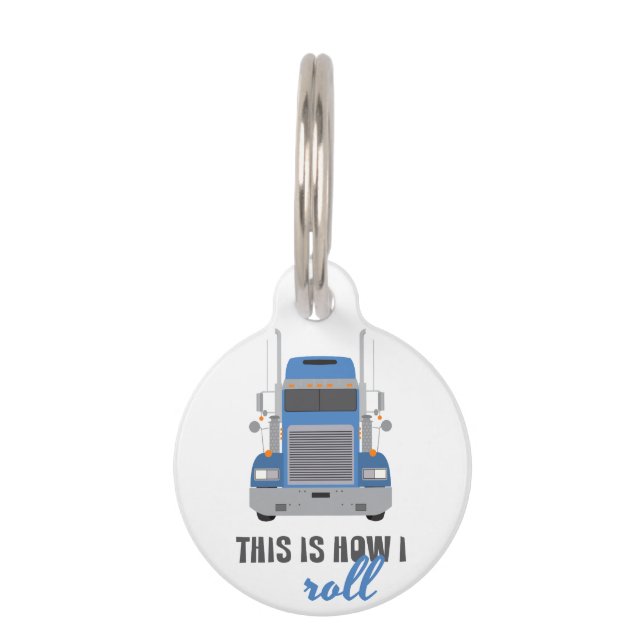 Placa Para Mascotas Cómo hago rodar (Anverso)