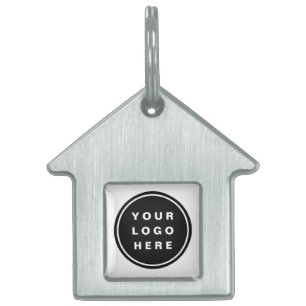 Placa Para Mascotas Compañía comercial promocional con logotipos de em