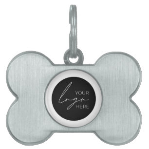 Placa Para Mascotas Compañía comercial promocional con logotipos de em