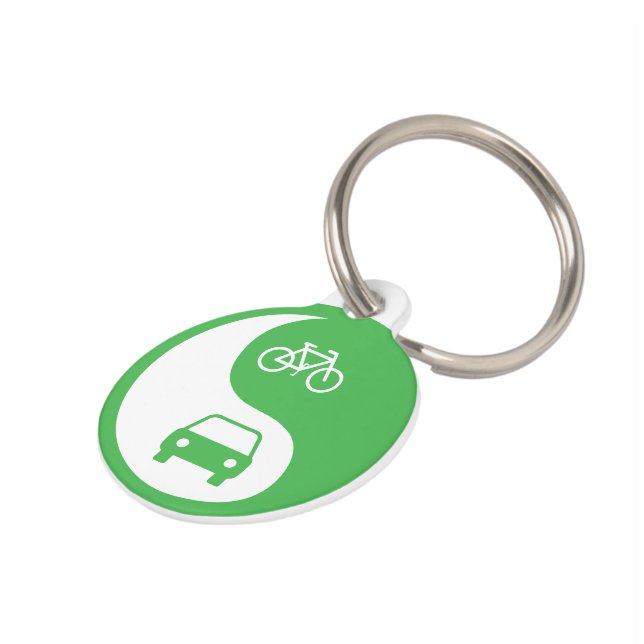 Placa Para Mascotas Compartir el camino Yin Yang (Lateral)