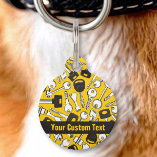 Placa Para Mascotas Conjunto de llaves de fondo