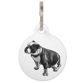 Placa Para Mascotas Conocido por su calma