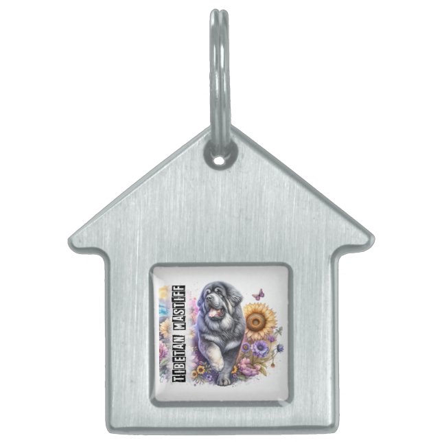 Placa Para Mascotas Conservar o añadir foto de tu mascota  (Frente)