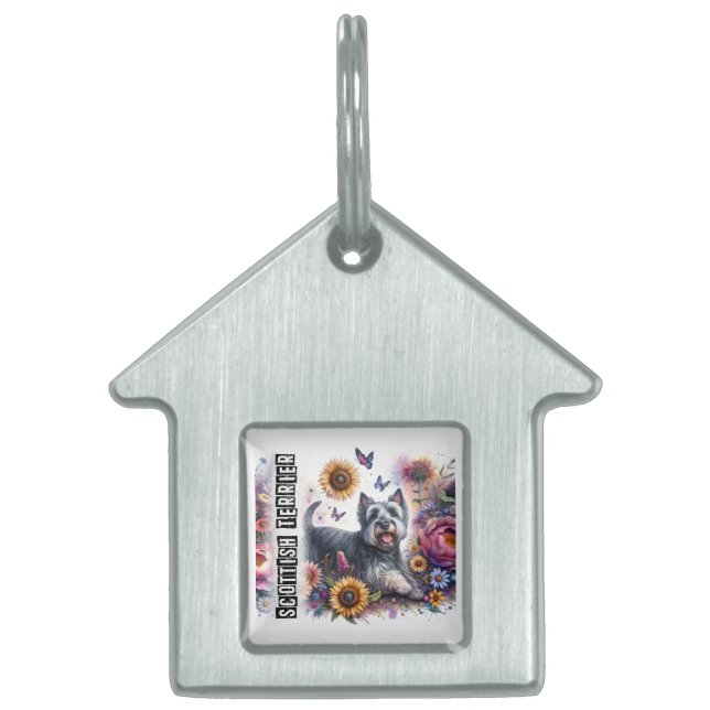 Placa Para Mascotas Conserve o agregue la foto de su mascota  (Frente)