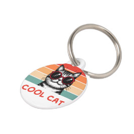 Placa Para Mascotas Cool cat 2