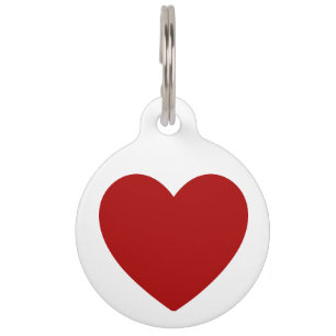 Placa Para Mascotas Corazón