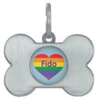 Corazón arcoiris