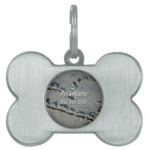 Placa Para Mascotas Corazón en la etiqueta de identificación de mascot