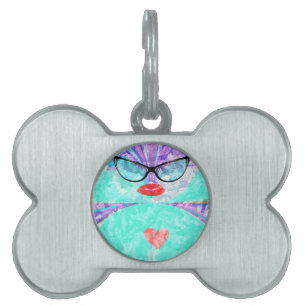 Placa Para Mascotas Corazón perfecto