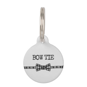 Placa Para Mascotas Corbata