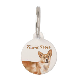 Placa Para Mascotas Corgi