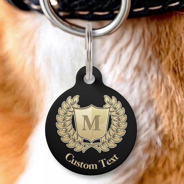 Placa Para Mascotas Corona con Escudo (Subido por el creador)