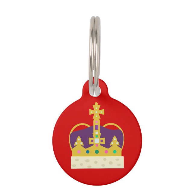 Placa Para Mascotas ¡Coronado! (Anverso)