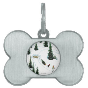 Placa Para Mascotas Corte del árbol