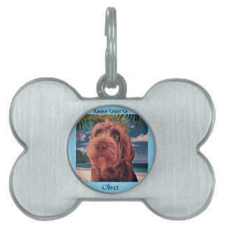 Placa Para Mascotas Costa Kanine personalizada