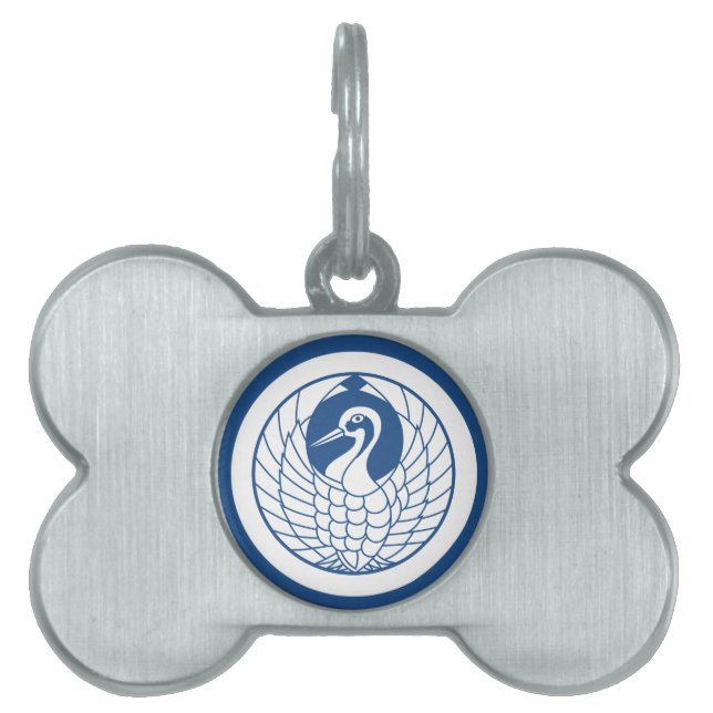 Placa Para Mascotas Crano circulo en círculo (Frente)