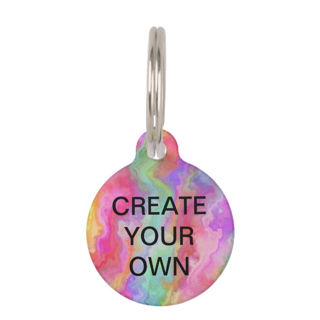 Placa Para Mascotas Crea el tuyo propio (Anverso)