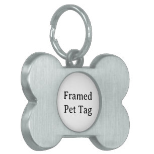 Placa Para Mascotas Crea tu propia etiqueta de hueso personalizada sim