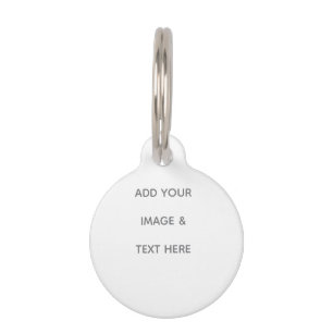 Placa Para Mascotas Crea tu propio blanco