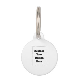 Placa Para Mascotas Crea tu propio blanco 