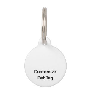 Placa Para Mascotas Crea tu propio redondeo personalizado