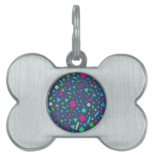 Placa Para Mascotas Creación de figura geométrica 5