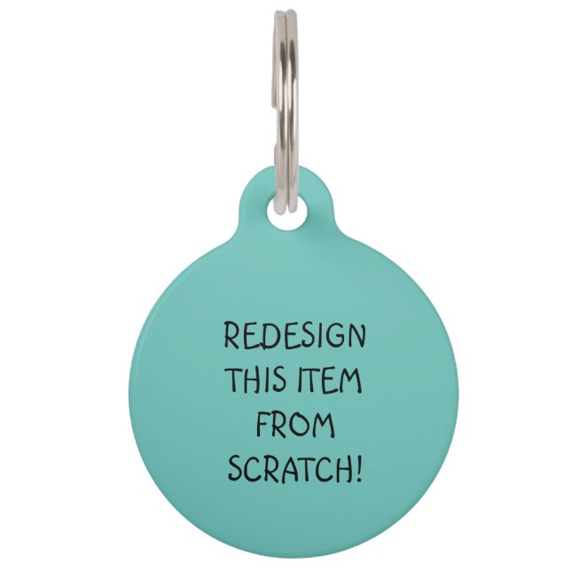 Placa Para Mascotas Crear el propio (Anverso)